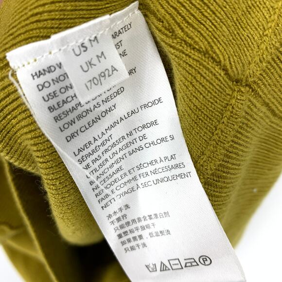 Anthropologie Saturday Sunday Freya Tunic Sweater Dress Womens Size M Gold NEW - Picture 7 of 8
